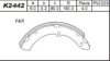 ASIMCO K2442 Brake Shoe Set